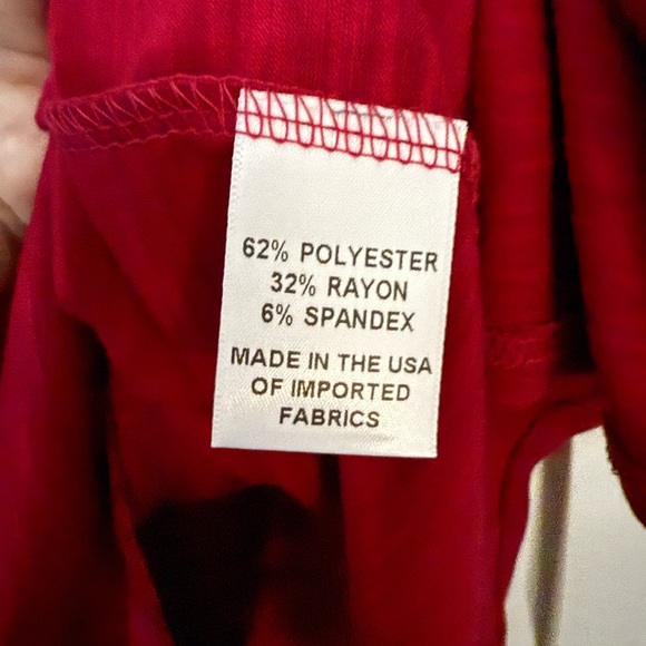 Women's Raspberry Drape Blouse - Picture 4 of 4